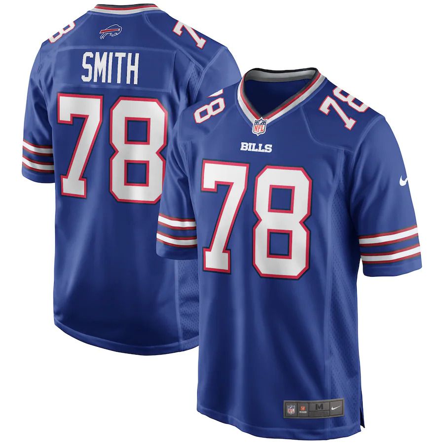 Men Buffalo Bills #78 Bruce Smith Nike Royal Game Retired Player NFL Jersey->buffalo bills->NFL Jersey